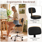 Drafting Chair with Adjustable Height & Footring