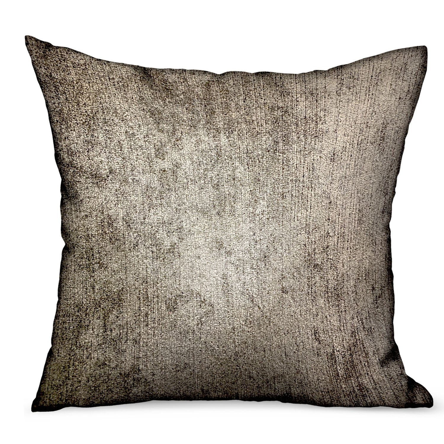 Plutus Harbor Sky Brown Solid Luxury Outdoor/Indoor Throw Pillow Double Sided  24' X 24'