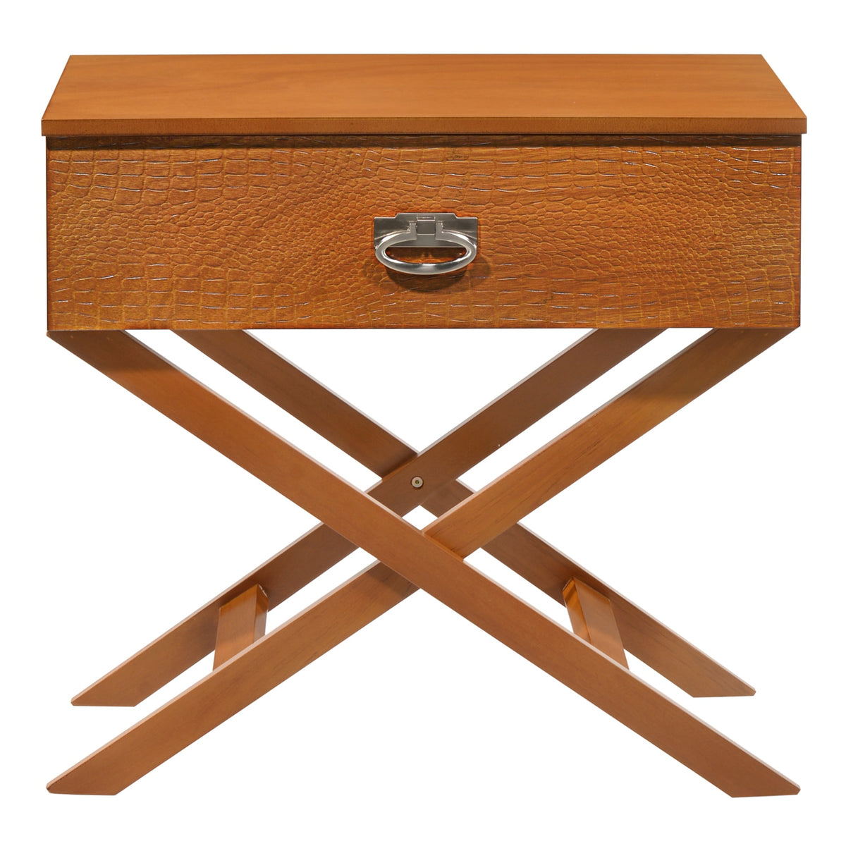 Xavier 1Drawer Oak Nightstand (25 In. H X 16 In. W X 27 In. D)