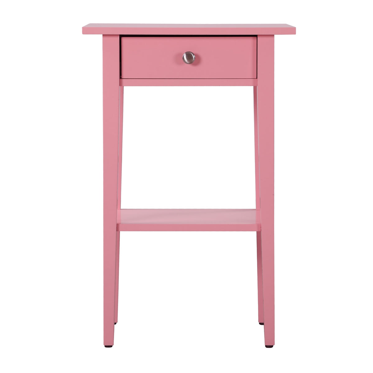 Dalton 1Drawer Pink Nightstand (28 In. H X 14 In. W X 18 In. D)