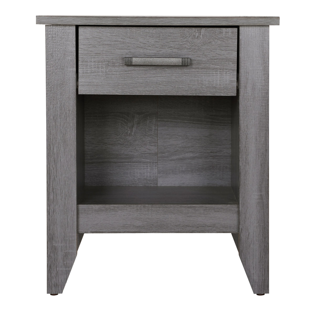 Lennox 1Drawer Gray Nightstand (24 In. H X 18 In. W X 21 In. D)