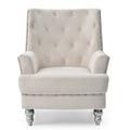 Pamona Ivory Upholstered Accent Chair