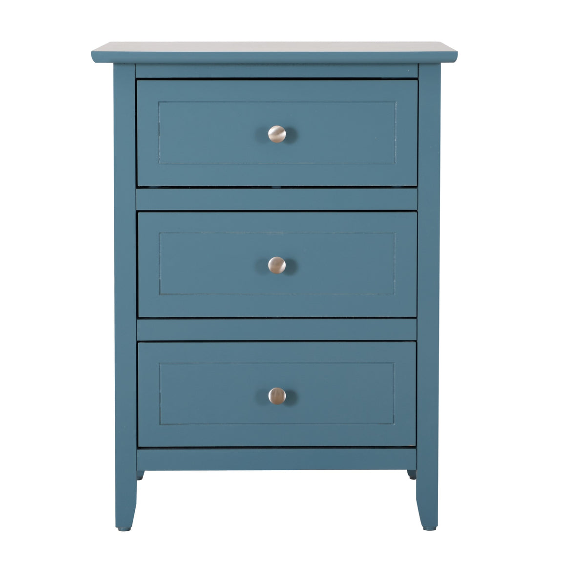 Daniel 3Drawer Teal Nightstand (25 In. H X 15 In. W X 19 In. D)