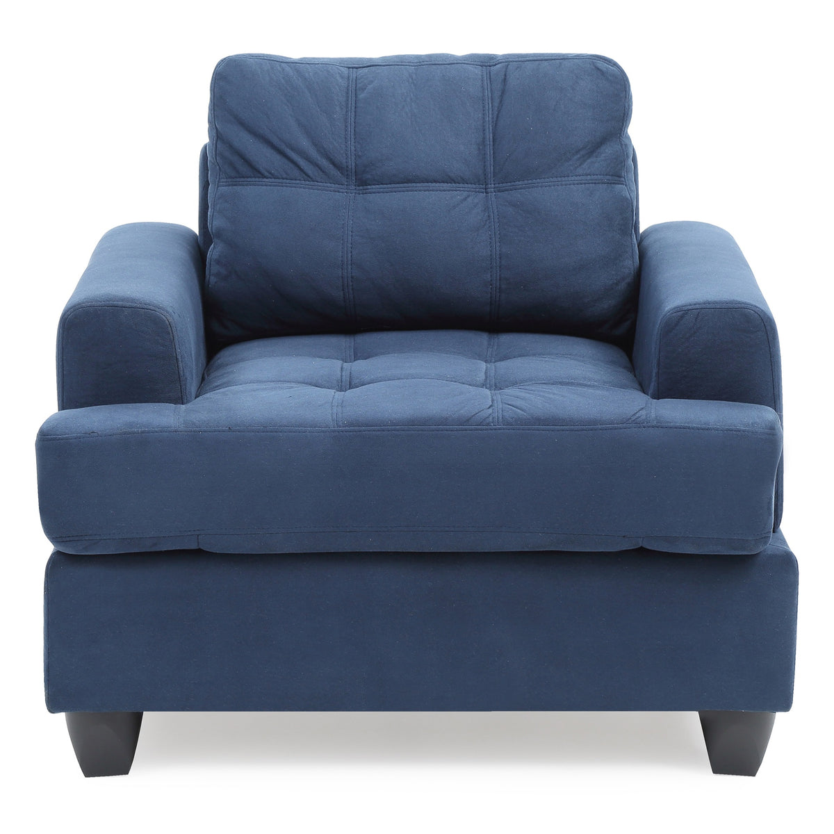 Sandridge Navy Blue Upholstered Accent Chair