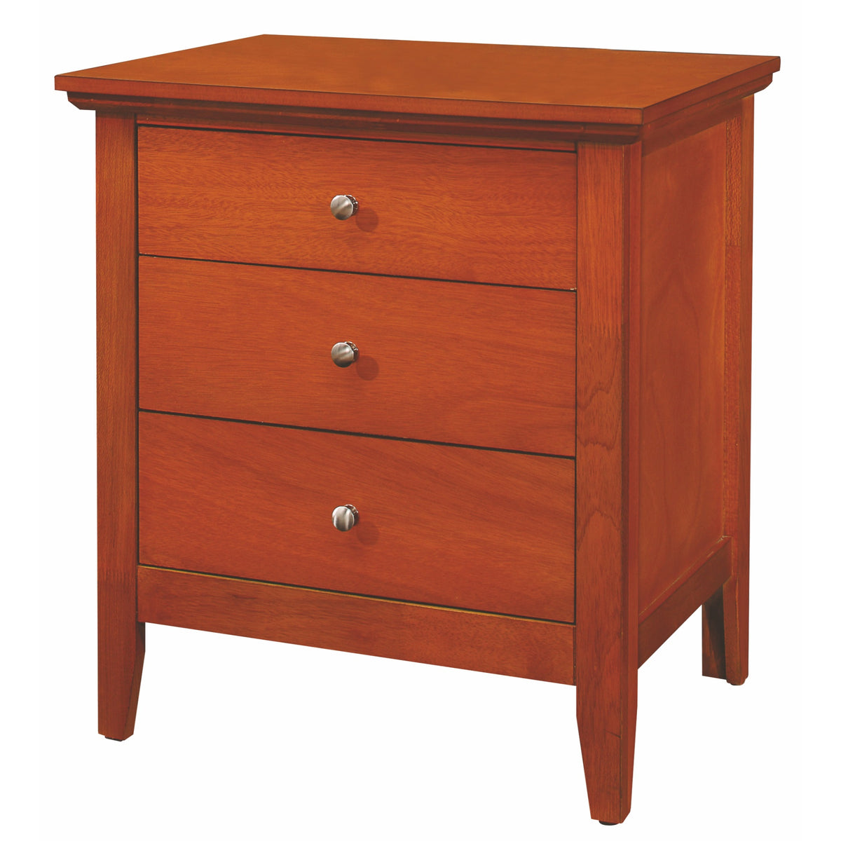 Hammond 3Drawer Oak Nightstand (26 In. H X 18 In. W X 24 In. D)