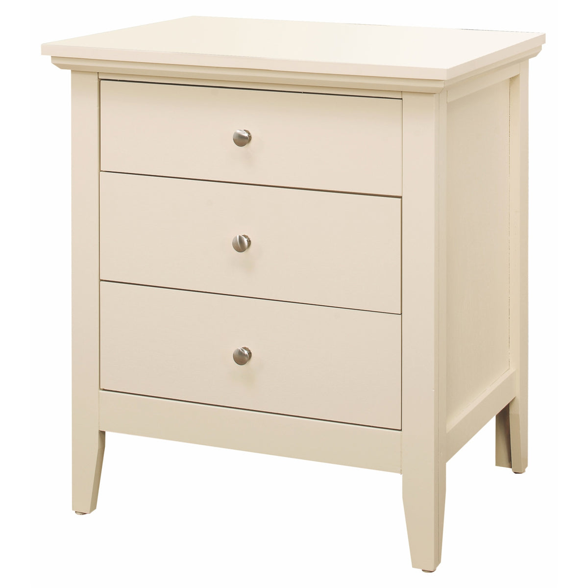 Hammond 3Drawer Beige Nightstand (26 In. H X 18 In. W X 24 In. D)
