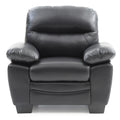 Marta Black Upholstered Accent Chair