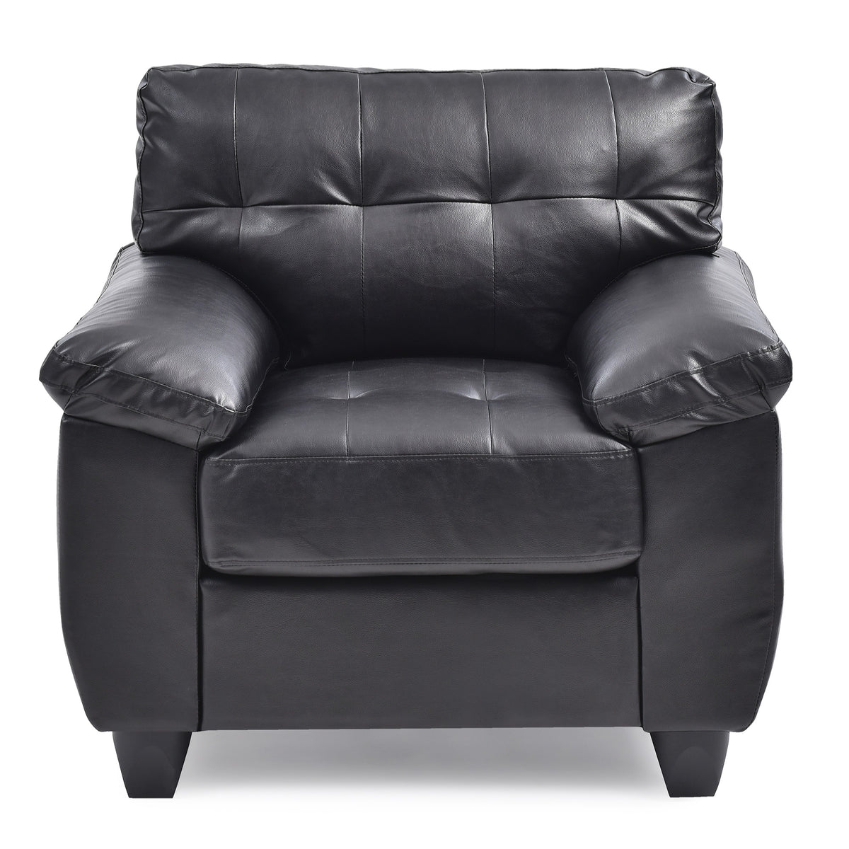 Gallant Black Upholstered Accent Chair