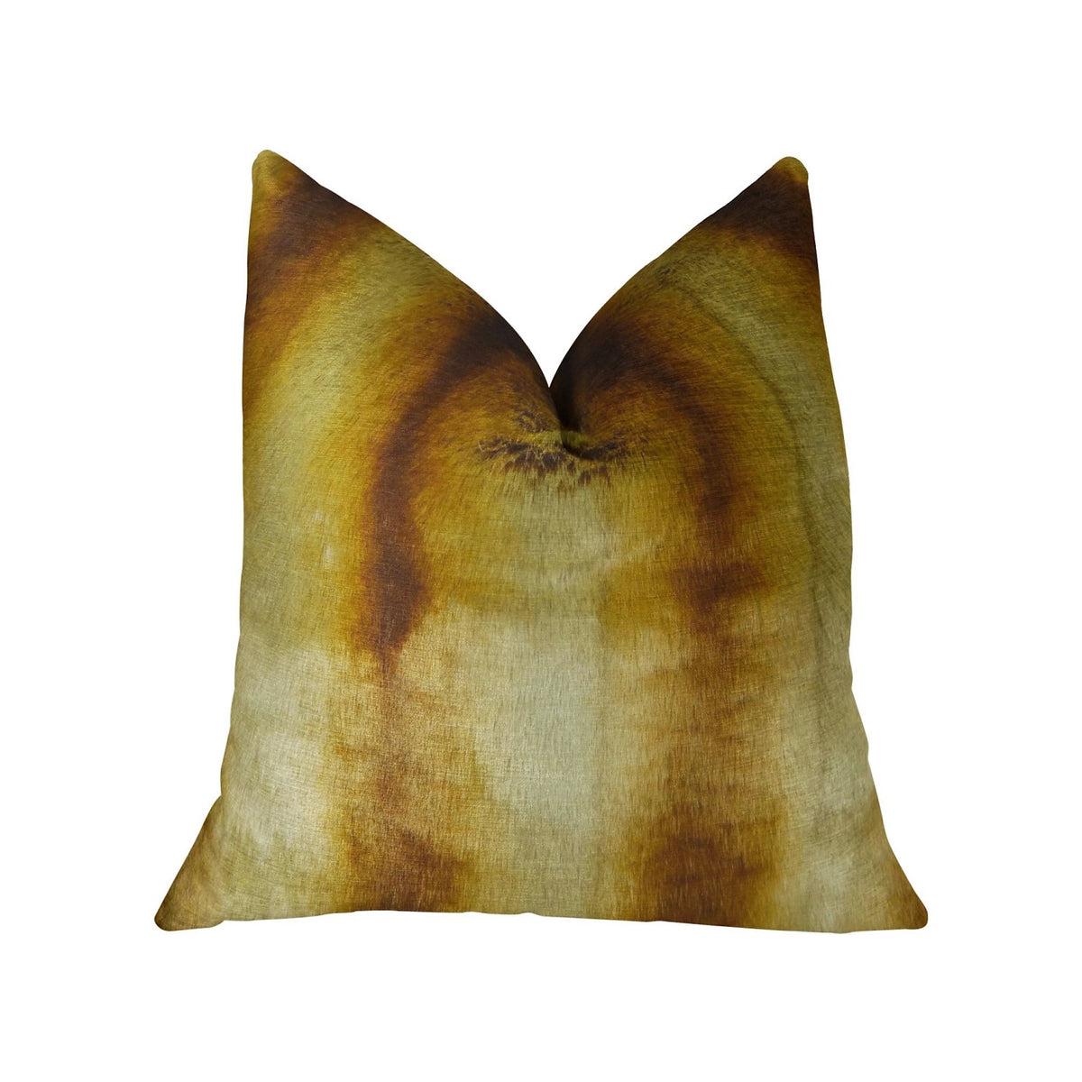Plutus Sheared Chinchilla Handmade Throw Pillow, (Double Sided  18' X 18')