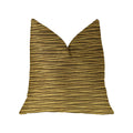 Plutus Valentina Textured Bronze Luxury Throw Pillow - Double Sided  20' X 20'