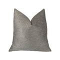 Plutus Pearly Shell Velvet Cream And Ivory Luxury Throw Pillow - Double Sided  26' X 26'