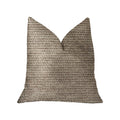 Plutus Classy Chic Ivory And Beige Luxury Throw Pillow - Double Sided  20' X 36' King