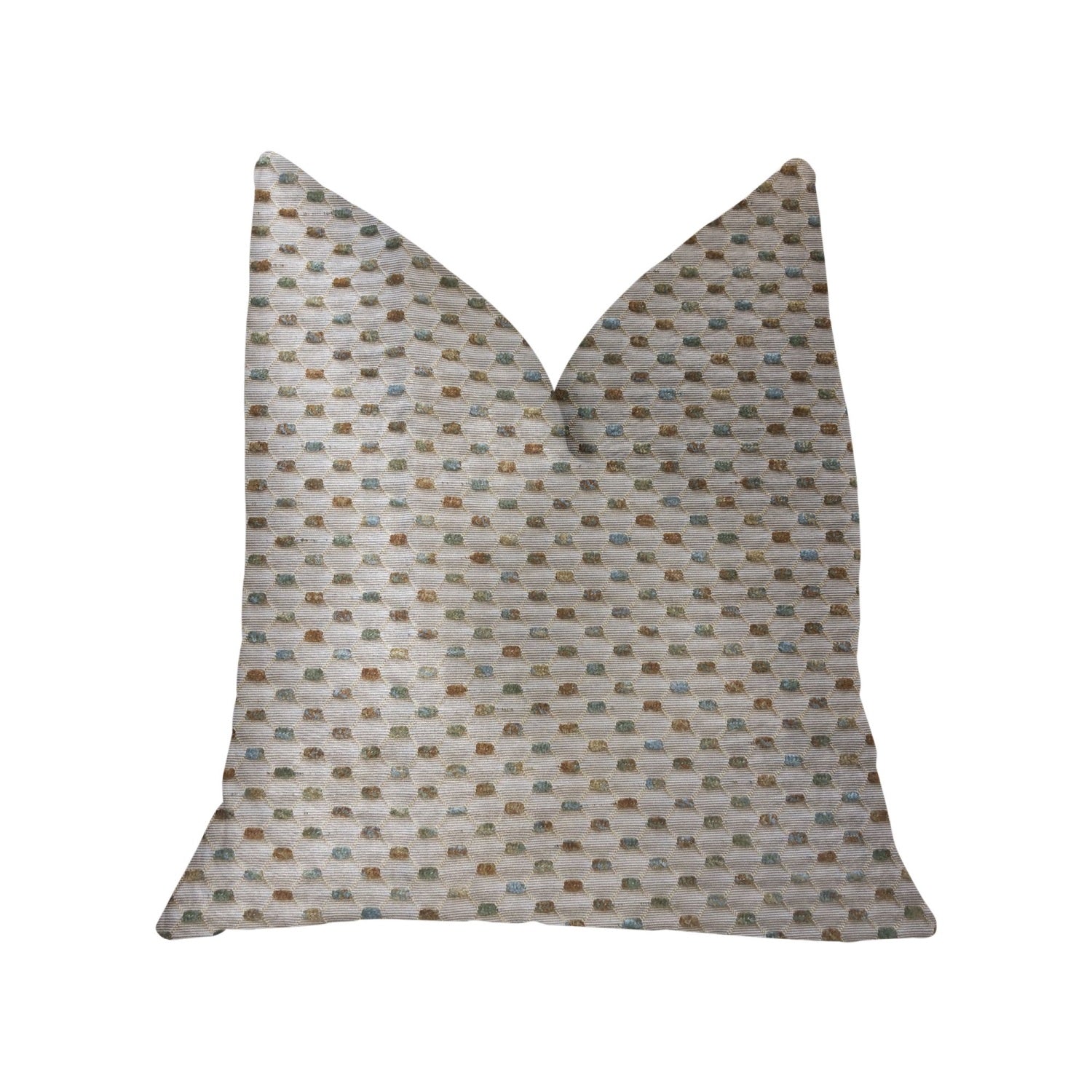 Plutus Sweet Confetti Multicolor Luxury Throw Pillow - Double Sided  16' X 16'