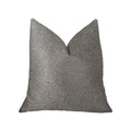 Plutus New Wave Hillside Brown Luxury Throw Pillow - Double Sided  16' X 16'