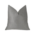 Plutus Highland Ridge Yellow, Blue And Ivory Luxury Throw Pillow - Double Sided  16' X 16'