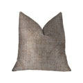 Plutus Monroe Bisque Beige Luxury Throw Pillow - Double Sided  20' X 26' Standard