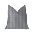 Plutus Napoleon Gray And Beige Luxury Throw Pillow - Double Sided  20' X 36' King