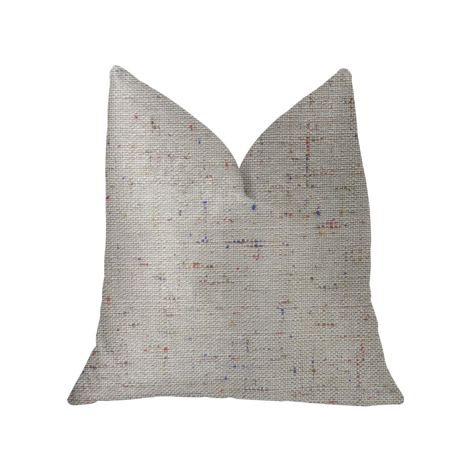 Plutus New Haven Multicolor Luxury Throw Pillow - Double Sided  18' X 18'