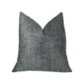 Plutus Blue Mountain Blue Luxury Throw Pillow - Double Sided  26' X 26'