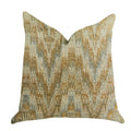 Plutus Designer Ripple Luxury Throw Pillow - Double Sided  16' X 16'