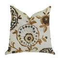 Plutus Daliani Floral Luxury Throw Pillow - Double Sided  20' X 30' Queen
