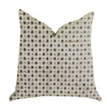 Plutus Haven Pointe Patterned Luxury Throw Pillow  - Double Sided  24' X 24'
