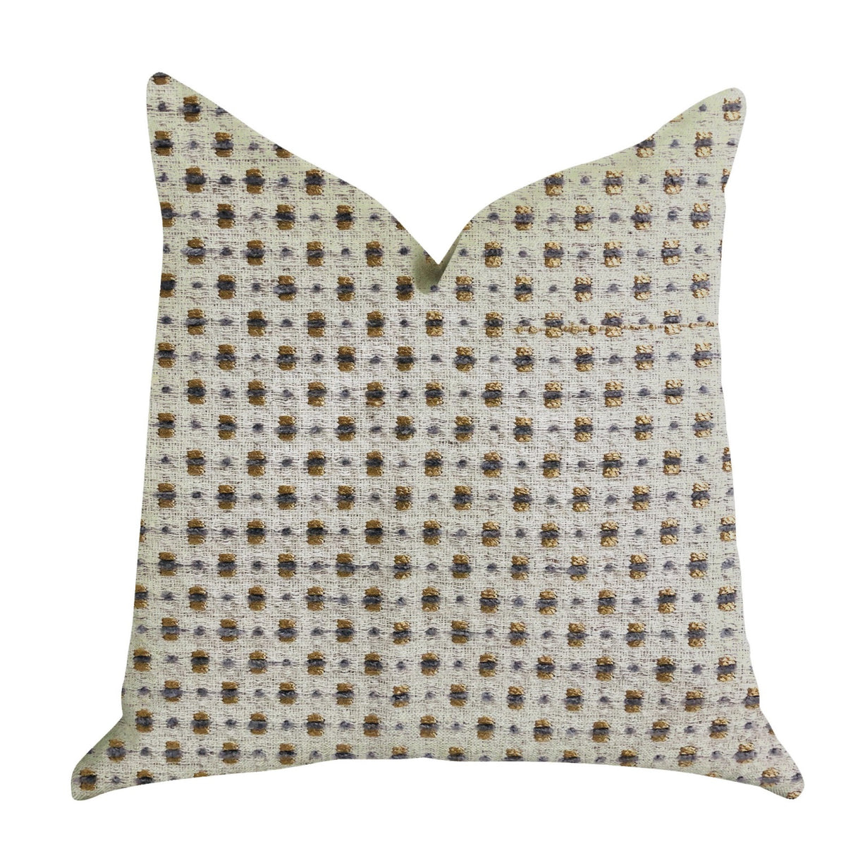 Plutus Haven Pointe Patterned Luxury Throw Pillow  - Double Sided  24' X 24'