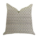 Plutus Circular Ringed Luxury Throw Pillow - Double Sided  18' X 18'
