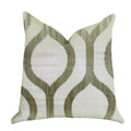 Plutus Morrocan Villa Light Grass Luxury Throw Pillow - Double Sided  26' X 26'
