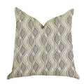 Plutus Enigma Twist Luxury Throw Pillow - Double Sided  22' X 22'