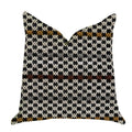 Plutus Poppy Chic Woven Luxury Throw Pillow In Multi Color  - Double Sided  22' X 22'