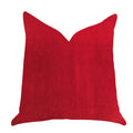 Plutus Amber Rose Luxury Throw Pillow In Red    - Double Sided  12' X 25'
