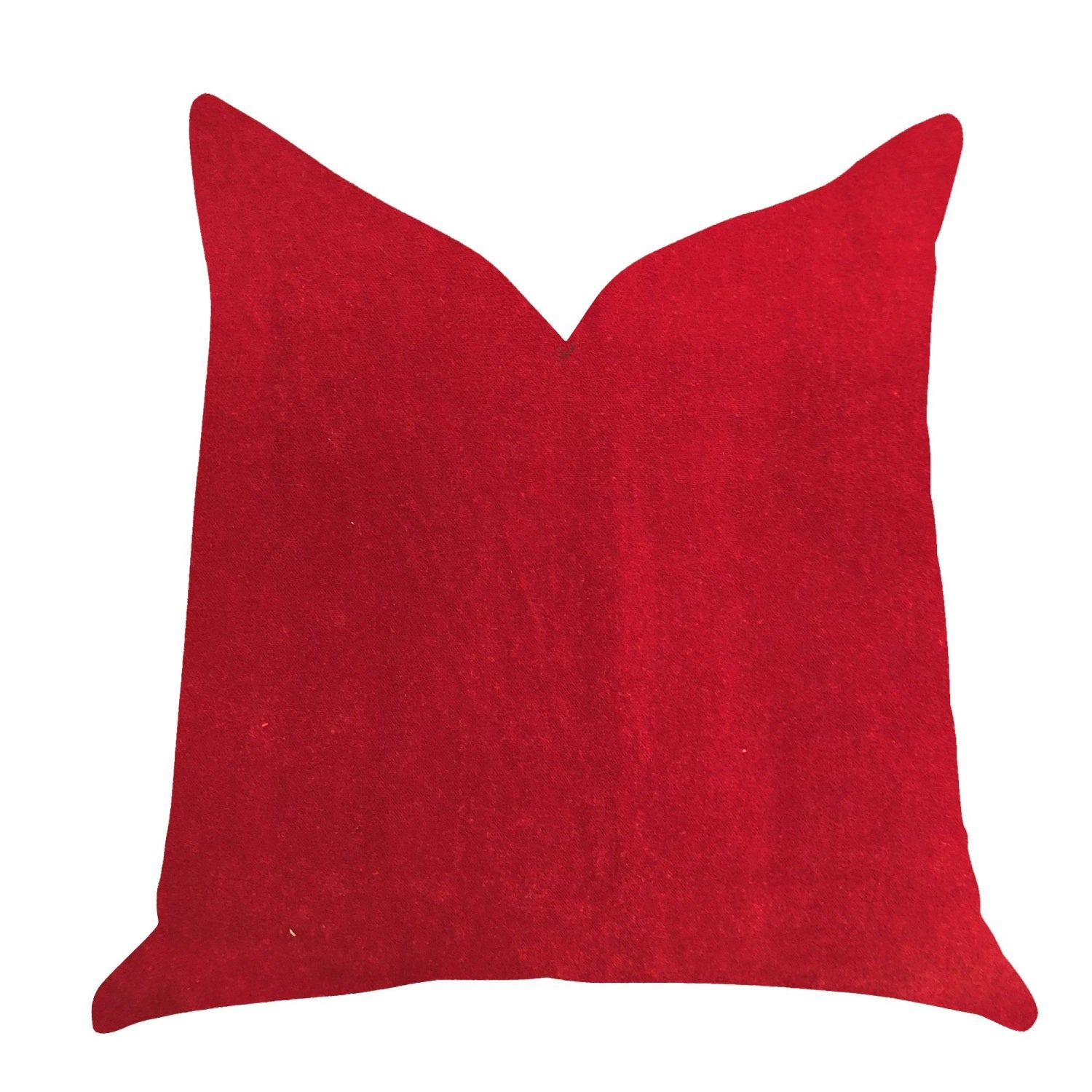 Plutus Amber Rose Luxury Throw Pillow In Red    - Double Sided  20' X 20'