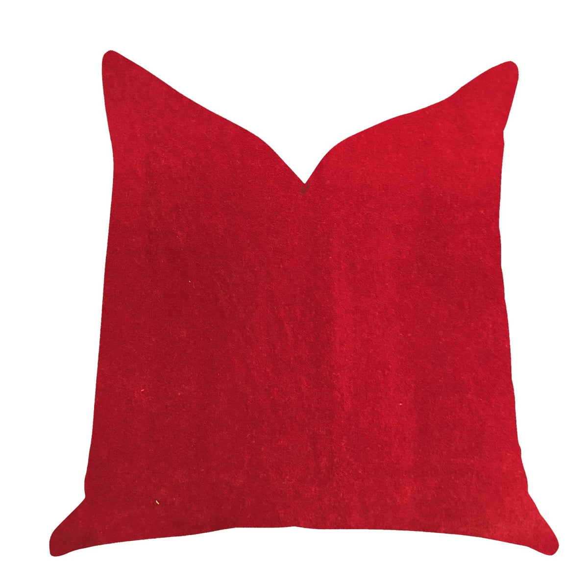 Plutus Amber Rose Luxury Throw Pillow In Red    - Double Sided  20' X 36' King