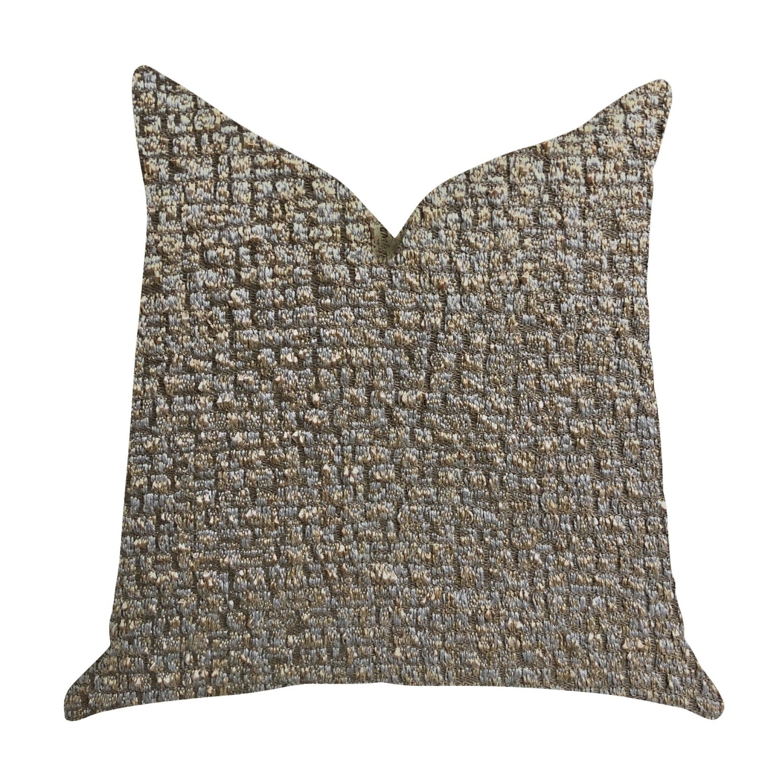 Plutus Moondust Radiance Luxury Throw Pillow In Gold Leaf  - Double Sided  20' X 36' King