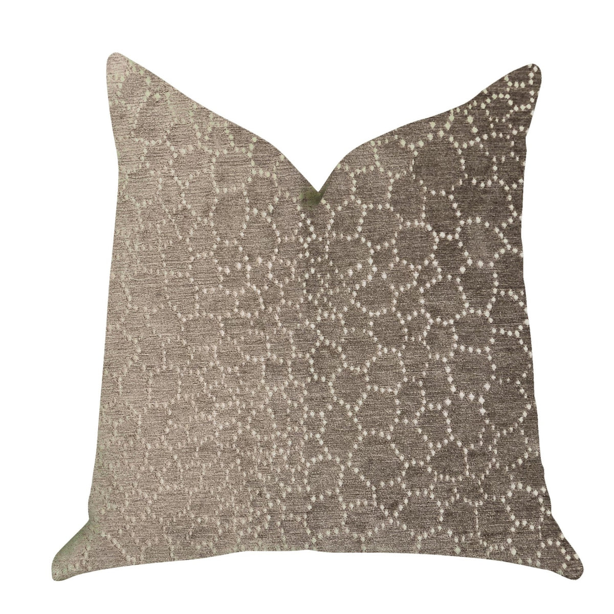 Plutus Bubbly Gal Luxury Throw Pillow In Beige Tones - Double Sided  20' X 20'