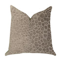 Plutus Bubbly Gal Luxury Throw Pillow In Beige Tones - Double Sided  24' X 24'