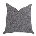 Plutus Gray Dove Luxury Throw Pillow In Gray Tones - Double Sided  12' X 25'