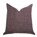 Plutus Grape Seed Luxury Throw Pillow In Purple Tones - Double Sided  22' X 22'