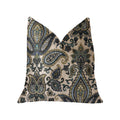 Plutus Tulip Safari Multicolor Luxury Throw Pillow - Double Sided  24' X 24'