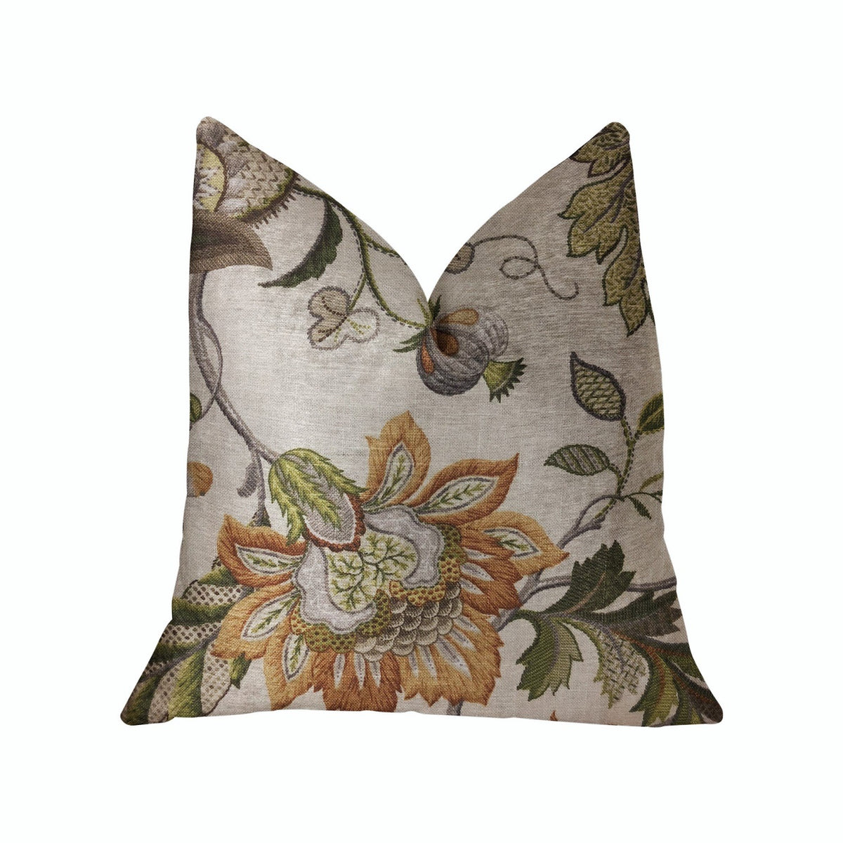 Plutus Harmony Meadows  Multicolor Luxury Throw Pillow - Double Sided  26' X 26'