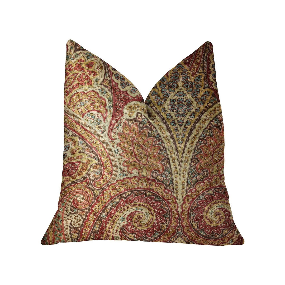 Plutus Monarch Serenade Multicolor Luxury Throw Pillow - Double Sided  20' X 30' Queen