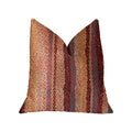 Plutus Red Cosmo Multicolor Luxury Throw Pillow - Double Sided  20' X 36' King