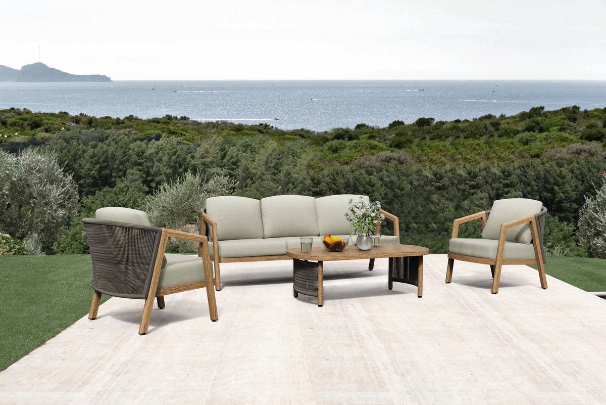 Ausone 4-Piece Aluminum Living Room Set