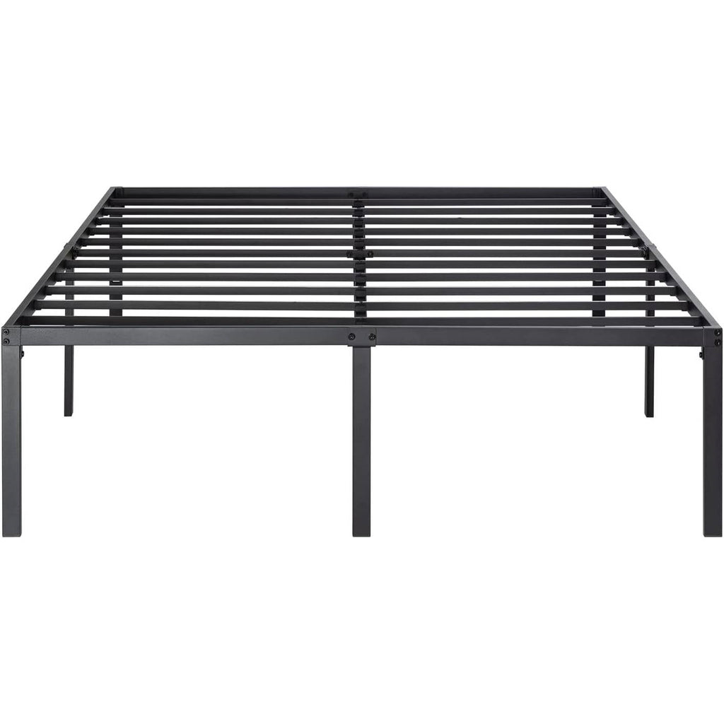 Queen 18-inch Metal Platform Bed Frame with Under-Bed Storage Space