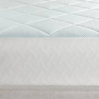 Queen size Washable Quilted Mattress Pad with Elastic Fitted Skirt
