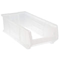 Hulk 24 Container, 23-7/8L x 11W x 7H, stackable, polypropylene, clear, Made in USA