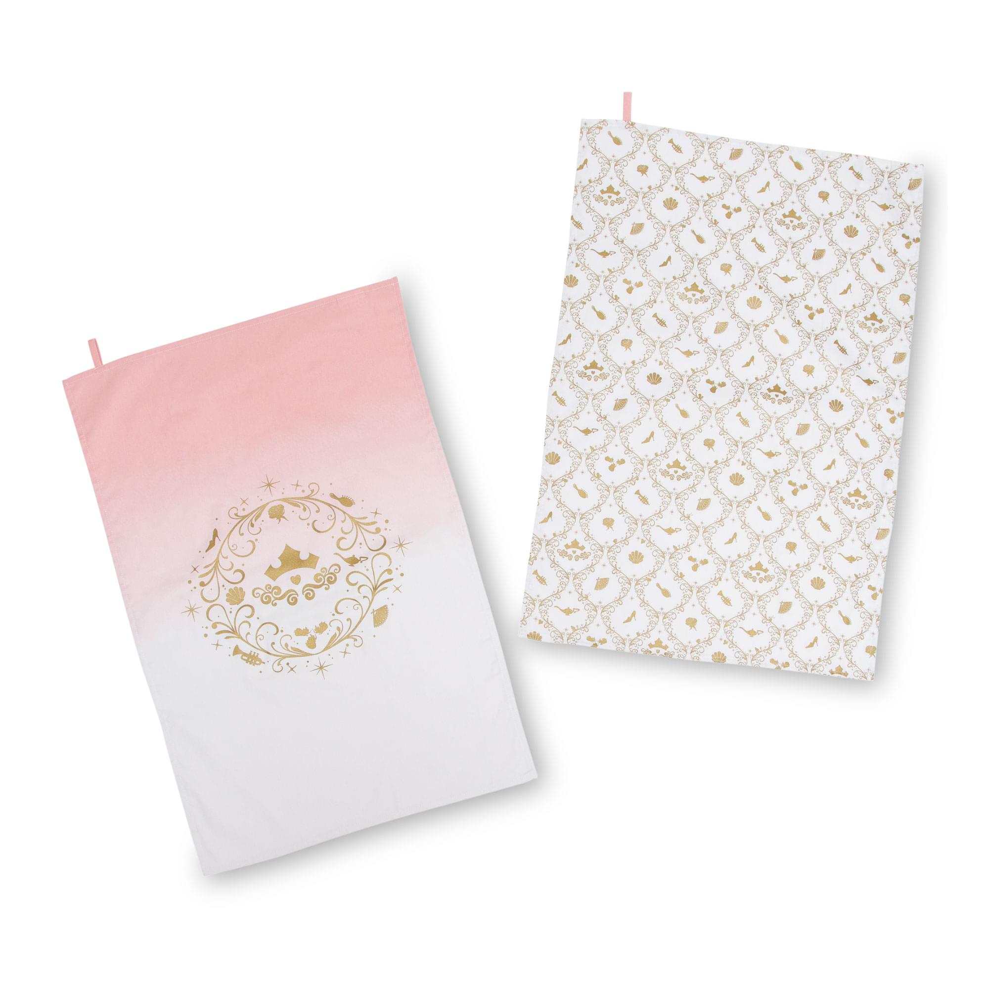 Disney Princess Kitchen Tea Towels  Set of 2