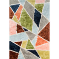 Novogratz Retro Collection Prism Shag Area Rug, 76 x 96, Multicolor