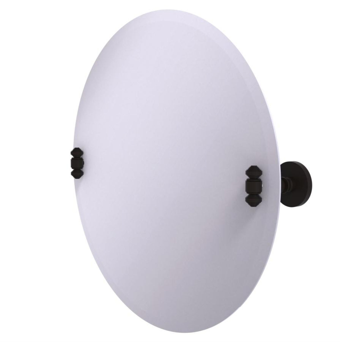 Frameless Round Tilt Mirror With Beveled Edge  Sb90Orb